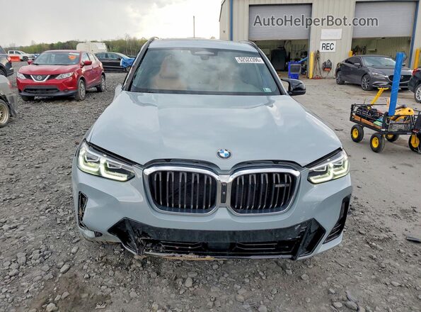 5UX83DP08N9J90896 2022 BMW X3 Blue Widok z przodu