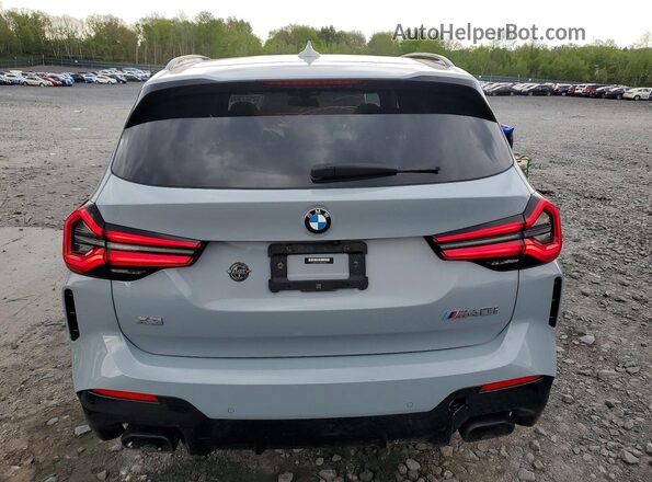 5UX83DP08N9J90896 2022 BMW X3 Blue Widok z tyłu
