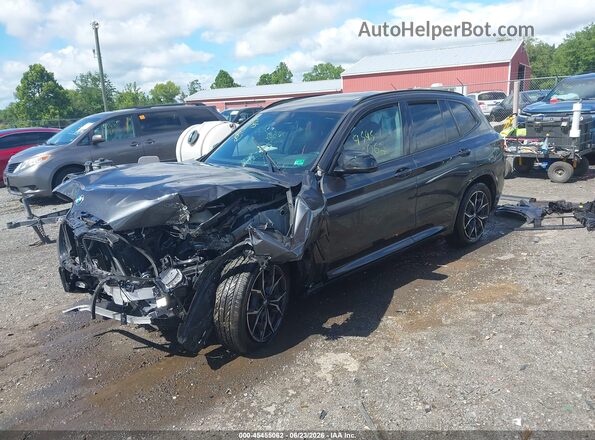 5UX83DP08R9U09264 2024 BMW X3 Gray Передня ліва чверть