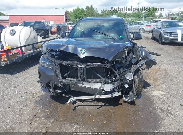 5UX83DP08R9U09264 2024 BMW X3 Gray Вид щитка приладів