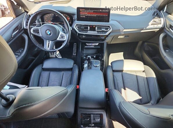 5UX83DP09N9L10320 2022 BMW X3 Black Вид панелі приладів