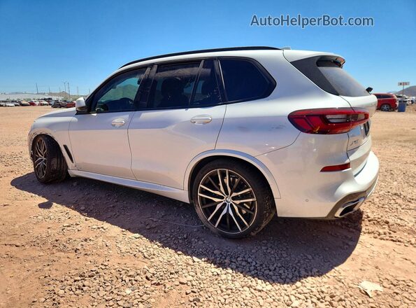 5UXCR4C00LLT19941 2020 BMW X5 White Rear left