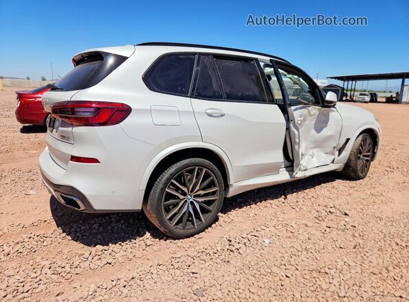 5UXCR4C00LLT19941 2020 BMW X5 White Rear right