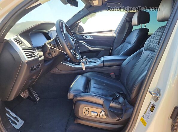 5UXCR4C00LLT19941 2020 BMW X5 White Front interior view