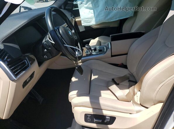 5UXCR4C00LLW65066 2020 BMW X5 White Вид салону спереду