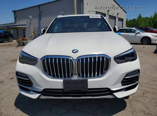 5UXCR4C00LLW65066 2020 BMW X5 White Вид спереду