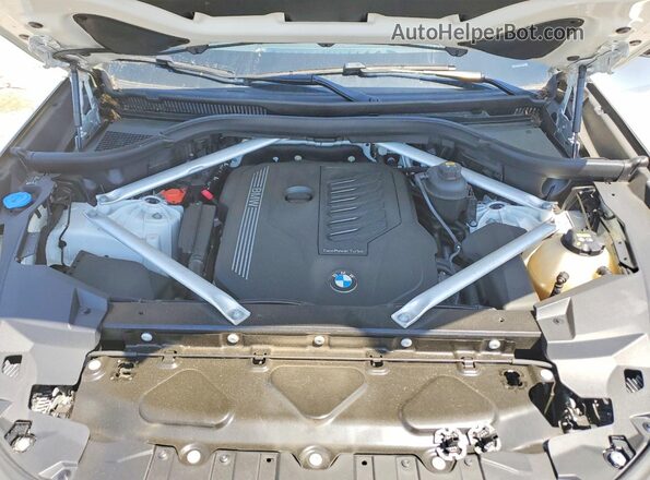 5UXCR4C00LLW65066 2020 BMW X5 White Вид підкапотного простору