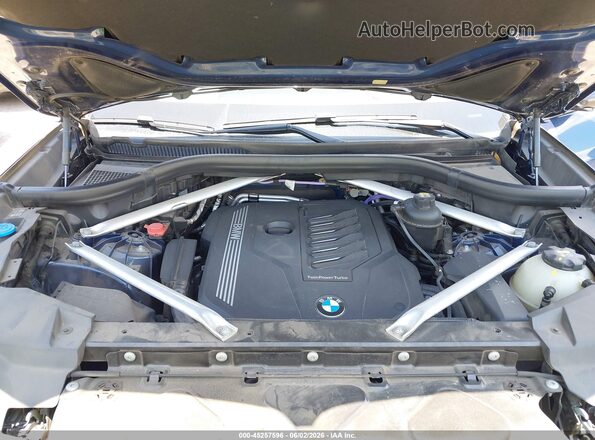 5UXCR4C01M9H63301 2021 BMW X5 Blue Vista trasera