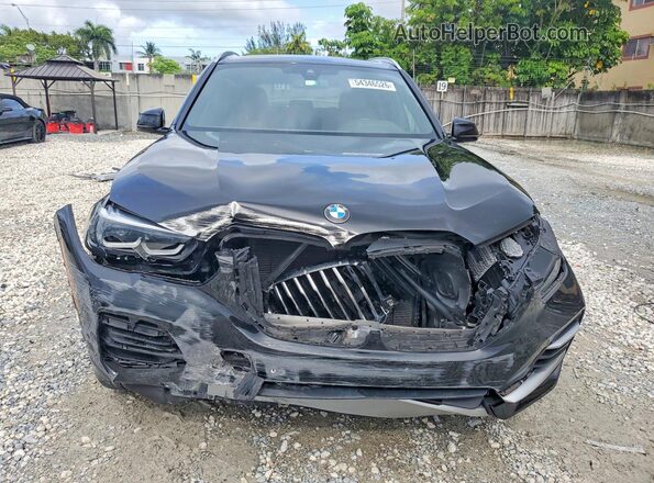 5UXCR4C01P9R07298 2023 BMW X5 Black Widok z przodu