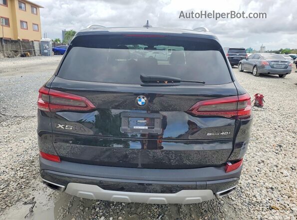 5UXCR4C01P9R07298 2023 BMW X5 Black Widok z tyłu