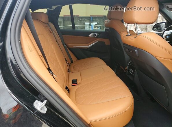 5UXCR4C01P9R07298 2023 BMW X5 Black Widok tylnych siedzeń