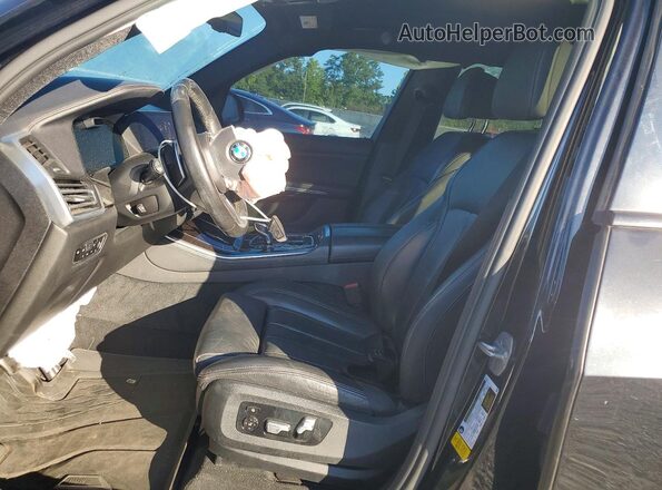 5UXCR4C04L9D67152 2020 BMW X5 Black Front interior view