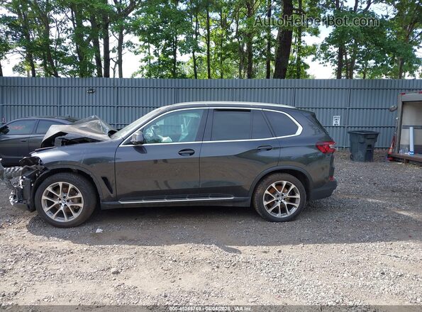 5UXCR4C07P9N96072 2023 BMW X5 Gray Вид задньої частини салону