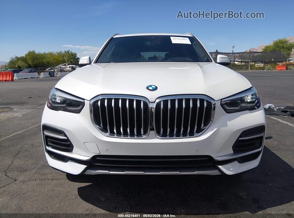 5UXCR4C07P9S00660 2023 BMW X5 White Instrument cluster view