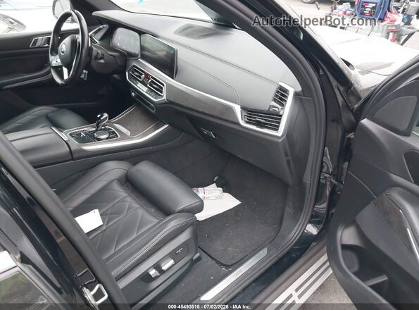 5UXCR4C09P9P76184 2023 BMW X5 Black Widok wnętrza z przodu