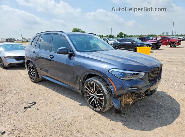 5UXCR4C0XLLW63289 2020 BMW X5 Серый Передняя правая четверть