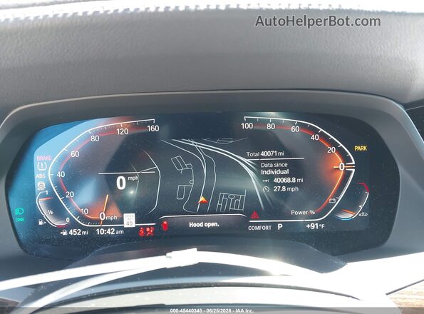 5UXCR6C01M9G08629 2021 BMW X5 Gray Vista de los asientos traseros