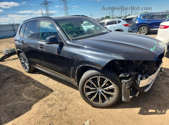 5UXCR6C01N9K61530 2022 BMW X5 Black Front right