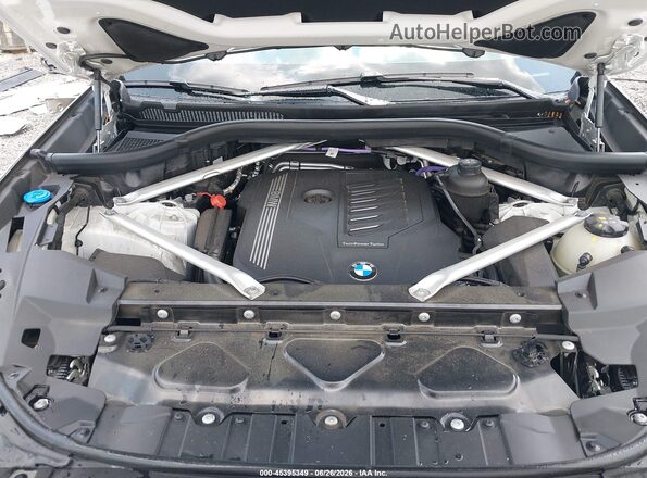 5UXCR6C01P9R58537 2023 BMW X5 White Rear view