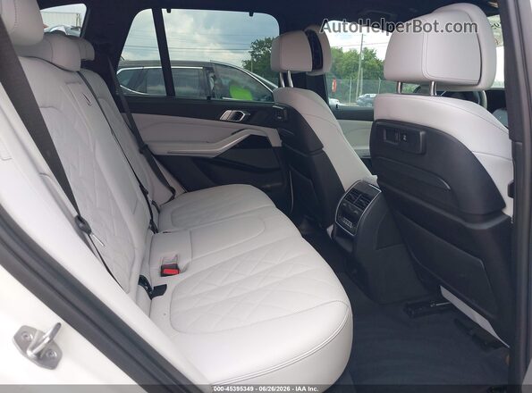 5UXCR6C01P9R58537 2023 BMW X5 White VIN sticker view