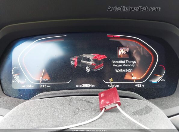 5UXCR6C02P9P63286 2023 BMW X5 White Vista de los asientos traseros