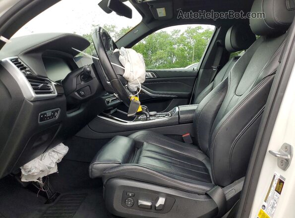 5UXCR6C03L9B99287 2020 BMW X5 Белый Вид салона спереди