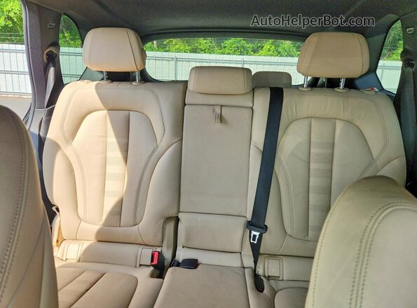 5UXCR6C03M9E57406 2021 BMW X5 Black Rear seats view