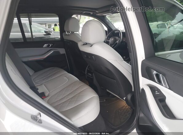5UXCR6C03P9P26568 2023 BMW X5 White VIN კოდის სტიკერის ხედი