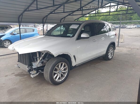5UXCR6C03P9P26568 2023 BMW X5 White წინა მარცხენა ხედი სამი მეოთხედიდან