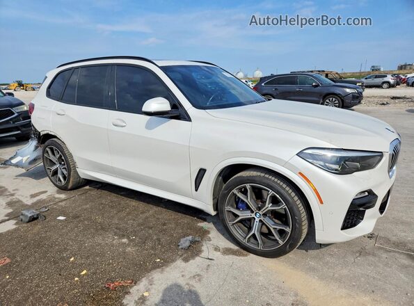 5UXCR6C04L9D02264 2020 BMW X5 Белый Передняя правая четверть
