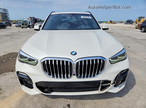 5UXCR6C04L9D02264 2020 BMW X5 Белый Вид спереди