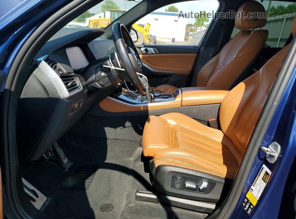 5UXCR6C04M9F25423 2021 BMW X5 Синий 