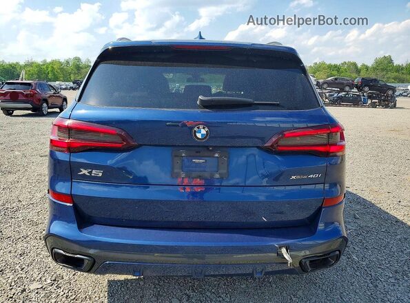 5UXCR6C04M9F25423 2021 BMW X5 Синий 