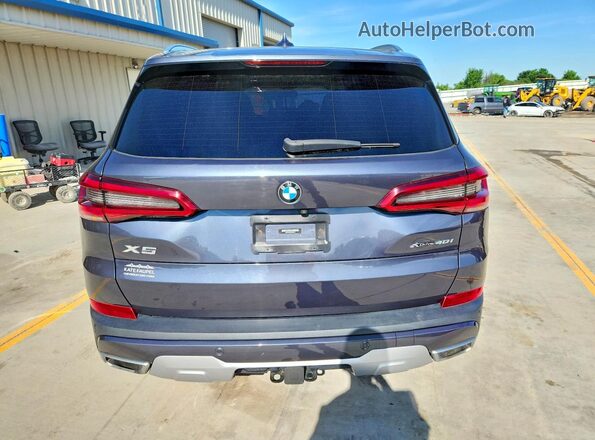 5UXCR6C05L9B09296 2020 BMW X5 Gray Rear view