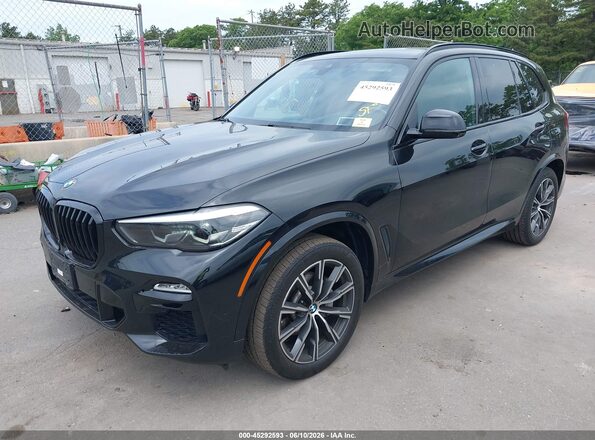 5UXCR6C06L9C33433 2020 BMW X5 Черный Передняя левая четверть