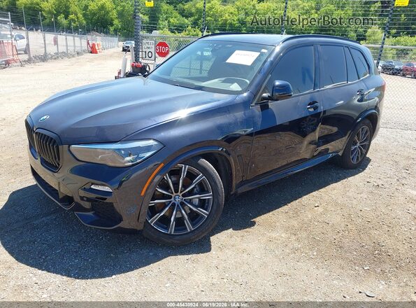 5UXCR6C06M9G97937 2021 BMW X5 Black Передня ліва чверть