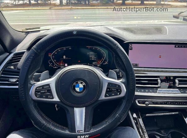 5UXCR6C07LLL75726 2020 BMW X5 White Вид салону спереду