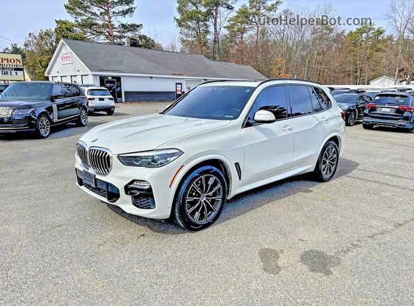 5UXCR6C07LLL75726 2020 BMW X5 White Задня ліва чверть