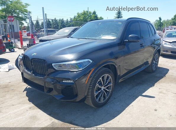 5UXCR6C08M9F53760 2021 BMW X5 Black Front left