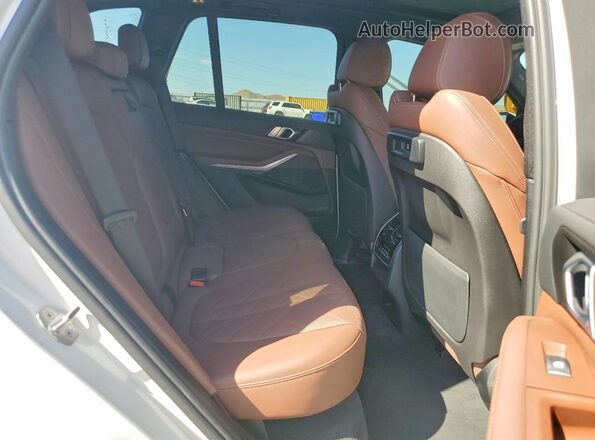 5UXCR6C08P9P49425 2023 BMW X5 White Rear interior view
