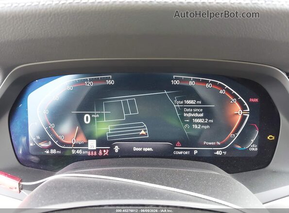 5UXCR6C09N9L99655 2022 BMW X5 Dark Blue Vista de los asientos traseros
