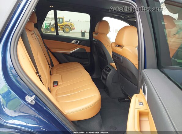 5UXCR6C09N9L99655 2022 BMW X5 Dark Blue Vista de la etiqueta del VIN