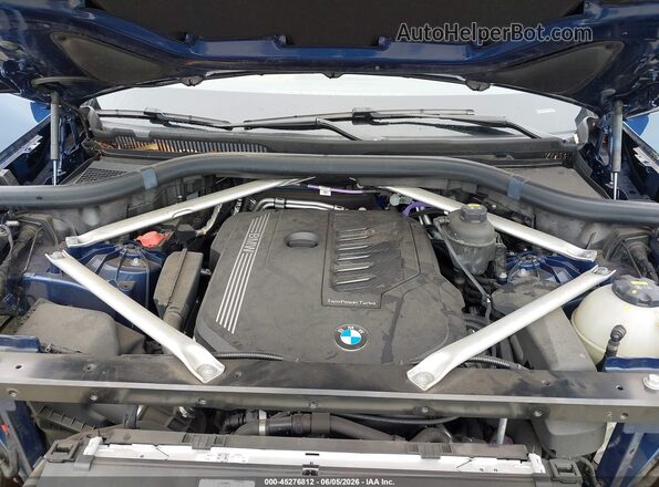 5UXCR6C09N9L99655 2022 BMW X5 Dark Blue Vista trasera
