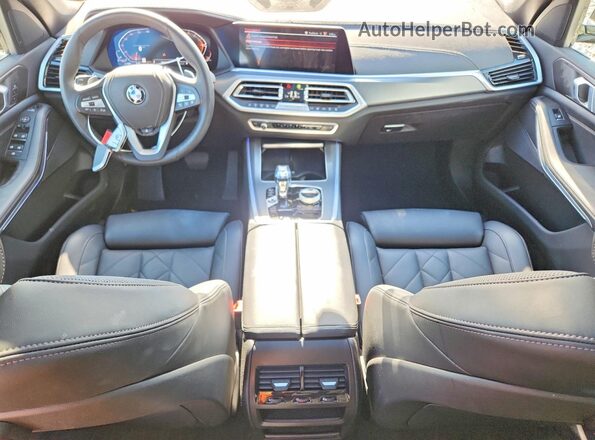 5UXCR6C0XP9R85140 2023 BMW X5 Black Dashboard view