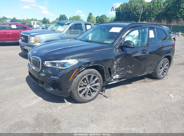 5UXCR6C51KLL01504 2019 BMW X5 Black Vista tres cuartos delantera izquierda
