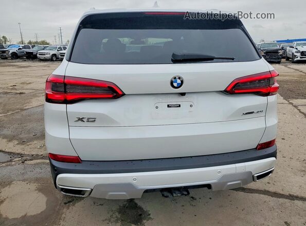 5UXCR6C53KLB12419 2019 BMW X5 White Вид ззаду