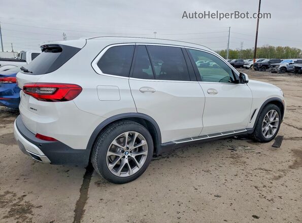5UXCR6C53KLB12419 2019 BMW X5 White Задня права чверть