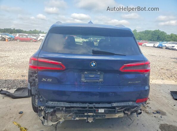 5UXCR6C53KLK80963 2019 BMW X5 Blue უკანა ხედი