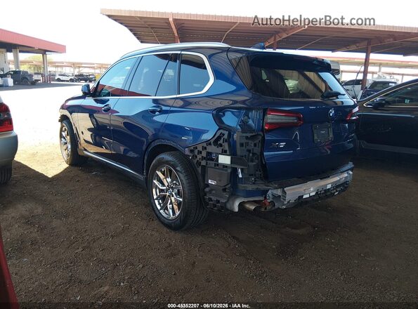 5UXCR6C53KLL27523 2019 BMW X5 Blue Trasero izquierdo