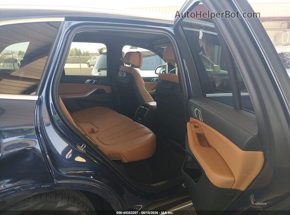 5UXCR6C53KLL27523 2019 BMW X5 Blue Vista de la etiqueta del VIN